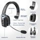 thumbnail image 2 of Auriculares Bluetooth Sarevile Trucker V5.2 inalámbricos con micrófono negro, 2 of 7
