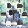 thumbnail image 4 of Uorisanigo ATV Tank Bag, Waterproof Motorcycles Fuel Bag, Wear-Resistant Blue Camo Print ATV Storage Saddle Bags Compatible with ATVs Motorcycles and Snowmobiles, 4 of 7