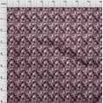 thumbnail image 4 of oneOone Rayon Black Fabric Abstracts Sewing Craft Projects Fabric Prints By Yard 56 Inch Wide, 4 of 5