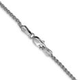 thumbnail image 3 of Primal Gold 14 Karat White Gold 1.65mm Solid Polished Spiga Chain, 3 of 4