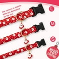 thumbnail image 5 of Red Christmas Dog Collar for Small Medium Large Dogs Special Design Cute Red Santa Claus Dog Collar for Girl Boy Dogs Soft Adjustable Santa Claus Puppy Collars for Male Female Dogs S, 5 of 14