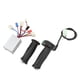 thumbnail image 2 of Empuñadura Del Acelerador, Controlador De Velocidad Del Motor A Prueba De Arañazos Empuñadura De Giro Del Acelerador 12V 250W Fácil De Instalar Caucho De Aleación De Aluminio ANGGREK Otros, 2 of 8
