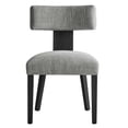 thumbnail image 6 of Nalani Dining Chairs - Set of 2 in Heathered Weave Gray Black, 6 of 10