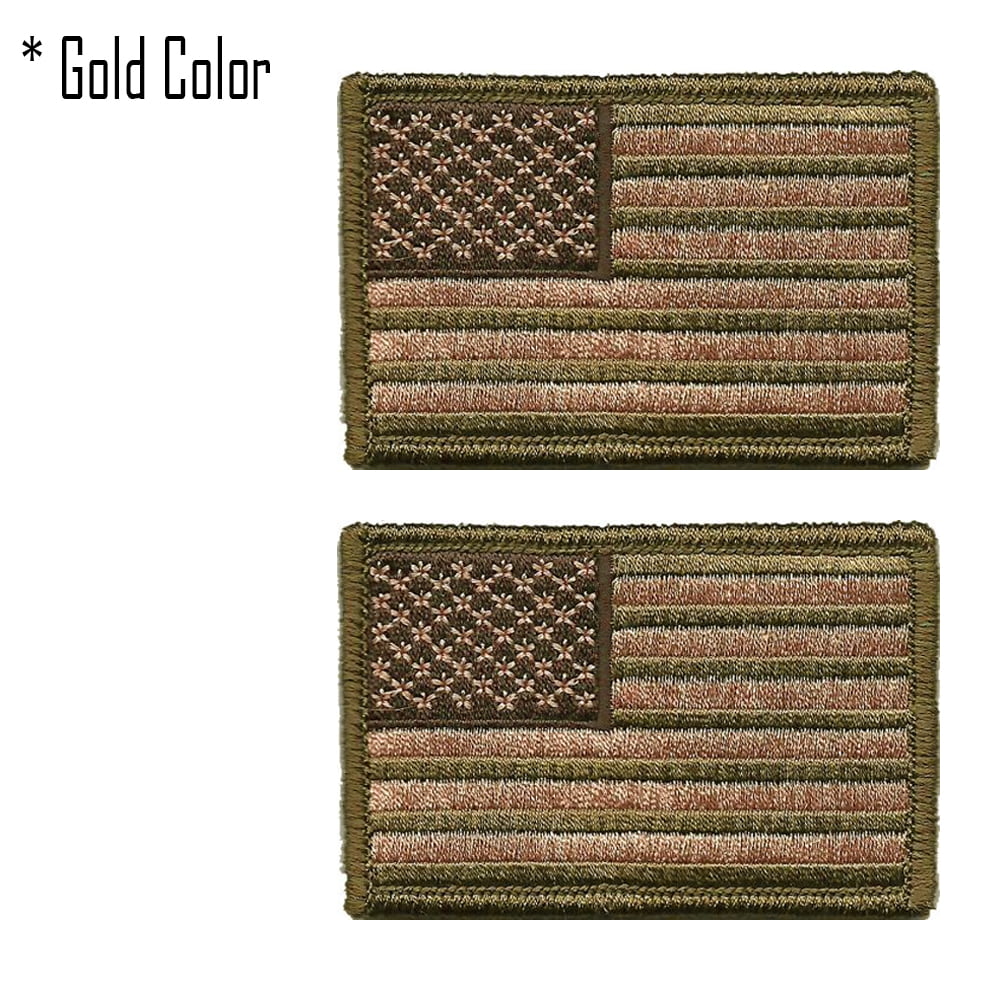 Details about   Lot of 2 USA AMERICAN FLAG TACTICAL US MORALE MILITARY DESERT FASTEN PATCH