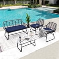 thumbnail image 2 of Hand woven rattan and powder coated steel frame | For all-weather outdoor use | Ensure long-lasting durability and stability, 2 of 4