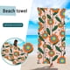 thumbnail image 1 of Toalla de playa grande de microfibra | 70 x 140 cm, secado rápido y resistente a la arena | Manta de viaje multiusos para piscina, camping y pícnic | Toalla de baño absorbente para adultos y niños, 1 of 8