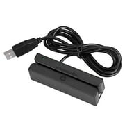 Reader, USB Credit Card Reader, Encoder Reader 3 Tracks MSR90 Plug And Play Device For Loyalty Banking Door Entry Systems