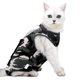 thumbnail image 5 of Traje de Recuperación de Gato, Ropa de Protección de Mascotas, E-Collar Alternativa, Destete Ropa para Gatos Después de la Cirugía Heridas Quirúrgica Abdominales, Camuflaje (S) ShuxiuWang 1327537005162, 5 of 5
