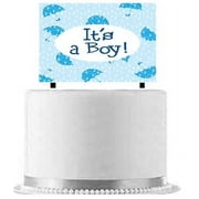Its a Boy Baby Shower Umbrelal Cake Decoration Banner