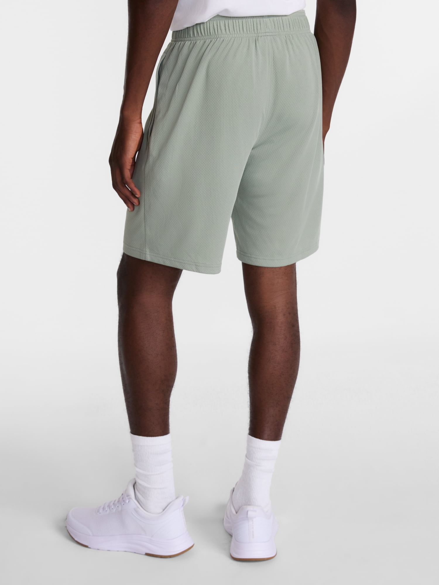 Athletic Works Men's and Big Men's Active Mesh Shorts, 9" Inseam, Sizes XS-5XB