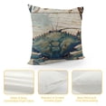 thumbnail image 4 of PHYHOO Throw Pillow Covers Case Decorative Marine Animals Decor Outdoor Cushion Cover Pillowcase Decor for Couch Sofa () White, 4 of 5