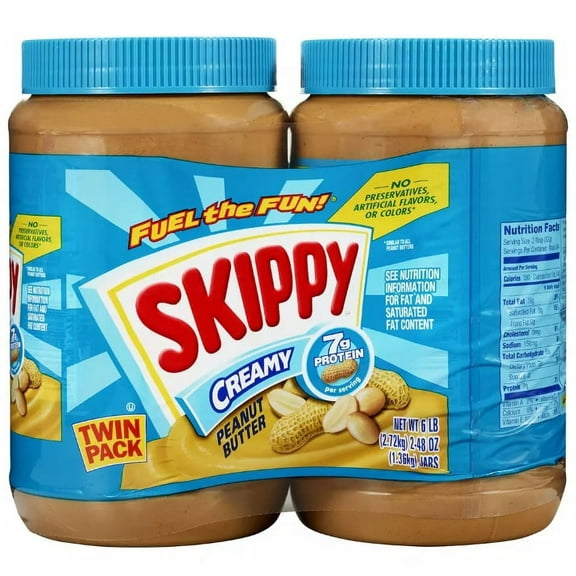 Skippy Creamy Peanut Butter 2 Pack