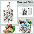 thumbnail image 2 of Watercolor Butterfly Floral Canvas Tote Bag – Romantic Nature-Inspired Reusable Cotton Shopping Bag with Artistic Fantasy Garden & Starry Sky Design for Women, Teens, Aesthetic Gift Lovers, 2 of 7