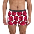 thumbnail image 2 of Goofa Tulips Flowers Printed Men's Boxer Briefs Underwear, Moisture-Wicking Underwear, Trunk,Soft and Breathable Cotton Underwear-X-Large, 2 of 9