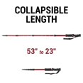 thumbnail image 4 of Crown Sporting Goods Shock-Resistant Adjustable Trekking Pole and Hiking Staff, Purple, 43-Inch, 4 of 4
