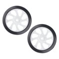 thumbnail image 1 of Air Compressor Wheel Replacement Part, Rugged Construction 2PCS ABS and Rubber Air Compressor Wheel Portable  for Industry, 1 of 7