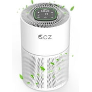 GCZ Air Purifiers for Allergies and Asthma, up to 1900 Sq.ft WiFi Air Purifier for Large Room, H13 True HEPA Filter Air Purifiers Remove 99.97% of Mold, Pet Hair, Smokers, Odors, Dust, Pollen, Odor