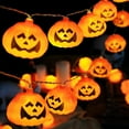 thumbnail image 4 of Halloween String Lights, 10 LED 6.56 FT Batterry Powered Pumpkin Lights, 4 of 7
