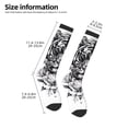 thumbnail image 2 of Yiaed Tiger Butterfly Floral Art Print Great elasticity Adult Stockings Sports socks for Men and Women, 2 of 6