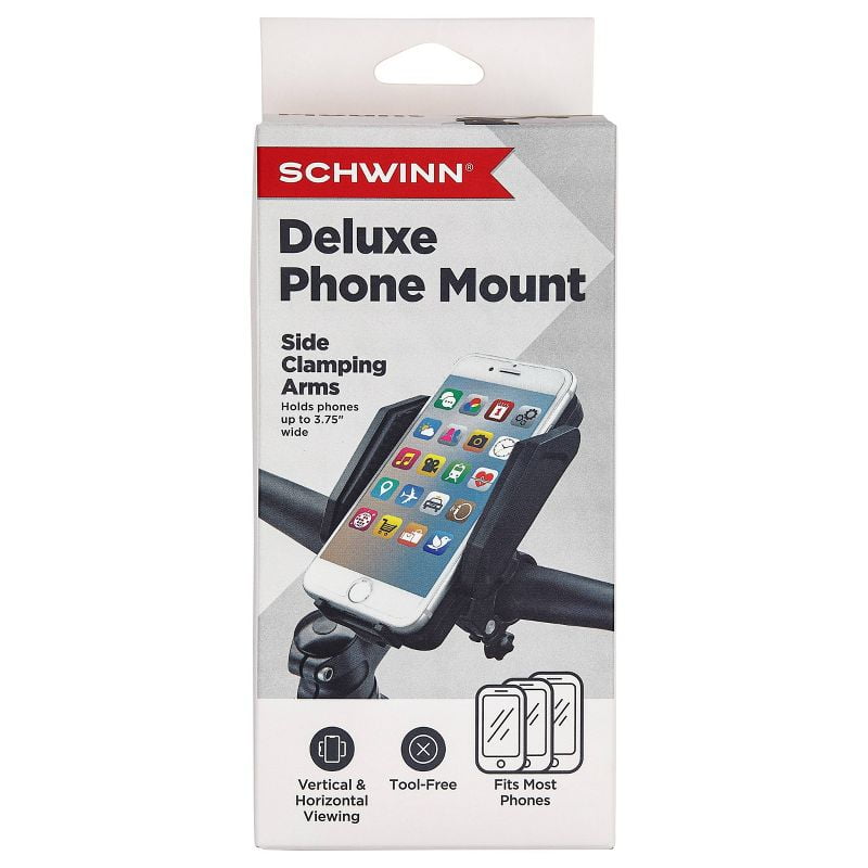 Schwinn Bicycle Phone Holder, 360-Degree Rotation Smartphone