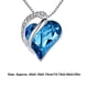 thumbnail image 3 of Qarigey Collar con colgante de corazón, gargantilla de cristal, joyería para fiesta de disfraces de aniversario, azul Type3 NO3 Qarigey AP008258-03, 3 of 6