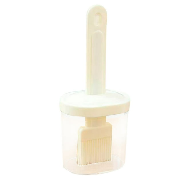 WHEANG Integrated Oil Brush Oil Bottle Oil Filling Bottle With Silicone Brush Two In One Silicone Measurement Filling Bottle For Kitchen Cooking Frying Baking Grilling Pancakes