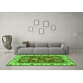 thumbnail image 3 of Ahgly Company Indoor Square Oriental Green Traditional Area Rugs, 5' Square, 3 of 4