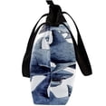 thumbnail image 4 of Shark Canvas Leather Mix Hand-Held Bag, Twill Sponge Jeanette, 30x10.5x39cm/11.8x4.1x15.4in, 4 of 5