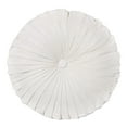 thumbnail image 3 of Fennco Styles Velluto Collection Glamorous Solid Velvet Pintucked 14 x 14 Inch Throw Pillow with Case & Insert, 3 of 32
