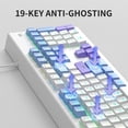 thumbnail image 6 of MageGee Creamy Keyboard,K2 Keyboard Wired Rbg Backlit 104 Keys Waterproof Ergonomic Keyboards,PC for PC/Laptop/Mac, 6 of 7