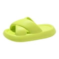 thumbnail image 1 of Zapatillas de almohada con punta abierta, antideslizantes, para baño interior y exterior 38 39 Yuyangstore zapatillas de casa, 1 of 8