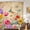 B-retro Floral, variant on Inspirational Shower Curtain 60Wx72H Inches,Christian Bible Verses Bathroom Decor, Floral Scriptures Motivative Farmhouse Quotes Cross Words Waterproof Polyester Home Decor Set with Hooks
