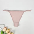 thumbnail image 2 of Xijirk Panties for Women,Seamless Thong Underwear Sporty Triangle Panties Comfortable Fit for Everyday Wear and Casual Style,Womens Underwear,Light Pink,L, 2 of 3