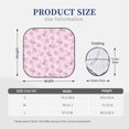 thumbnail image 3 of Windshield Sun Shade, Charming Cartoon Pink Cute Pig Foldable Car Sun Shade Windshield For Front, 2 Pieces, 3 of 4