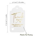thumbnail image 5 of Inkdotpot ThankYou For Sharing Our Special Day Bridal Shower-Baby Shower-Retirement-Wedding-Birthday Bottle Tag Real Gold Foil Favor Hang Tags Pack Of 50, 5 of 6