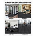 thumbnail image 6 of KFFKFF Puzzle Exercise Mat, 24 PCS Fitness Mats, 24 x 24 x 0.56 in, Durable EVA Foam Gym Flooring Set, Interlocking Soft Tiles, Protective Floor Padding for Home, Gym, Office, Black, 6 of 9