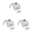 thumbnail image 1 of 3X Base Portalamparas con Sensor Movimiento Infrarrojos Blanco, 1 of 5