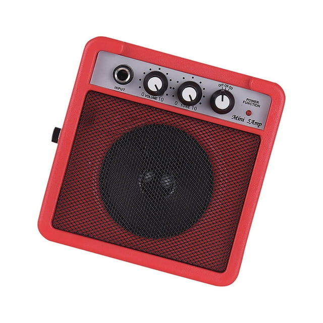 Amdohai Muslady Amplificateur Mini Guitare 5W Amplificateur Haut-Parleur avec 3,5 mm