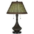 thumbnail image 5 of Cal Lighting 60W X 2 Mateo Metal/Resin Table Lamp With Pull Chain Switches And Rattan Shade, 5 of 6