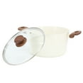 thumbnail image 2 of Oster Amberg Choice 4.7 Quart Cermic Nonstick Aluminum Dutch Oven with Lid in Linen, 2 of 5