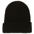 thumbnail image 4 of Big Stretch Waffle Stitch Cuff Beanie - Brown XL-3XL, 4 of 5