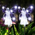 thumbnail image 1 of Angel Solar Lights Led Solar Garden Lights Outdoor Garden Decoration 2 Pack Angel Solar Lights LED Solar Garden Lights Outdoor Garden Decoration Waterproof Solar Lights For, 1 of 8