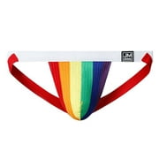 Mens Underwear Clearance Men's Sexy Underwear Slassic Sports Fitness Rainbow Color Double Thong