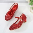 thumbnail image 6 of High Heeled Princess Shoes Style Cute Flower Girls Shoes Simple Wedding Party Festival, 6 of 6