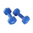 thumbnail image 2 of jinwen 2 Pcs Haltères d'Exercice Musculation Antidérapant Entraînement Maison Poids à Main Bleu, 2 of 9