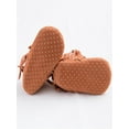 thumbnail image 5 of Baby Shoes Boots Newborn Infant Baby Boy Girl Soft Sole Boots Tassels Moccasins Crib Solid Shoes 0-18M, 5 of 6