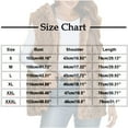 thumbnail image 3 of Gpaecead Women's Sleeveless Faux Fur Vest With Hood, Short Fleece Puffer Gilet, Winter Warm Tank Jacket Brown, 3 of 9