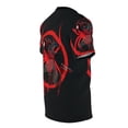 thumbnail image 5 of Miles Morales Unisex Cut & Sew Black Tee (AOP), 5 of 7