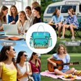 thumbnail image 3 of Summer Beach Palm Trees Insulated Lunch Bag – Waterproof Reusable Lunch Tote with Tropical Pattern, Large Capacity Cooler Bag for Work, Outdoor, Beach Use, 3 of 5