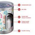 thumbnail image 4 of 12oz Tumblers Pioneer Flower Vacuum Insulated Stainless Steel Travel Tumbler Cups Mug with Lid and Straw for Beer,Coffee,Beverages with Cleaning Brush for Cold & Hot Drinks, 4 of 5